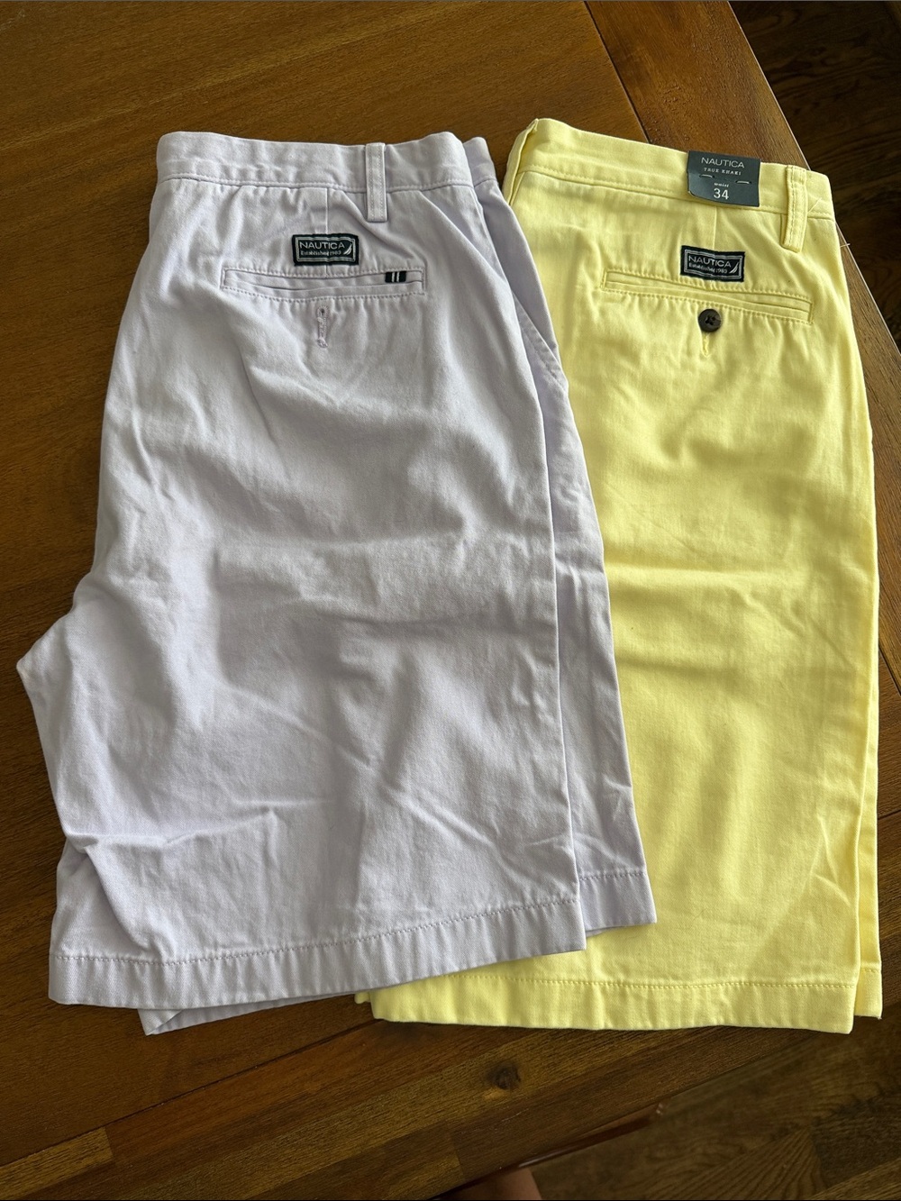 Nautica Two-Pack Shorts in Purple (Lilac) and Yellow
